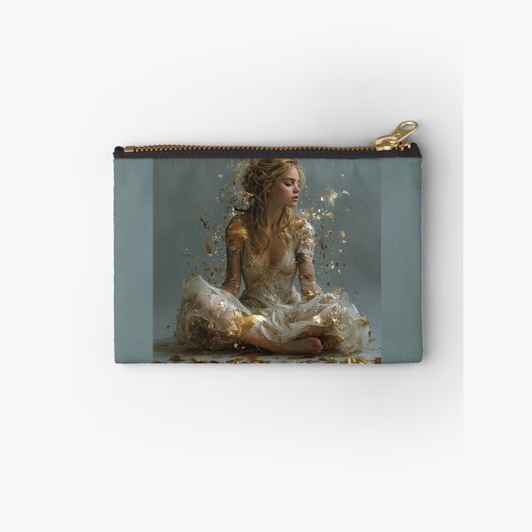 Item preview, Golden Ethereal Spirit Surrounded By Shimmering Dust designed and sold by colorful-white.