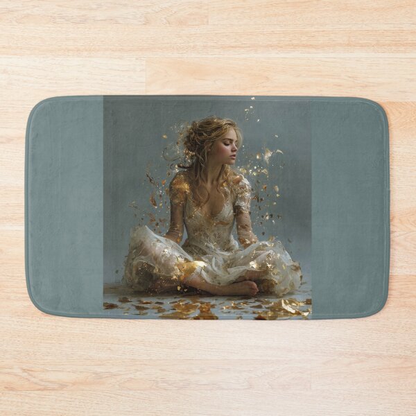 Item preview, Golden Ethereal Spirit Surrounded By Shimmering Dust designed and sold by colorful-white.