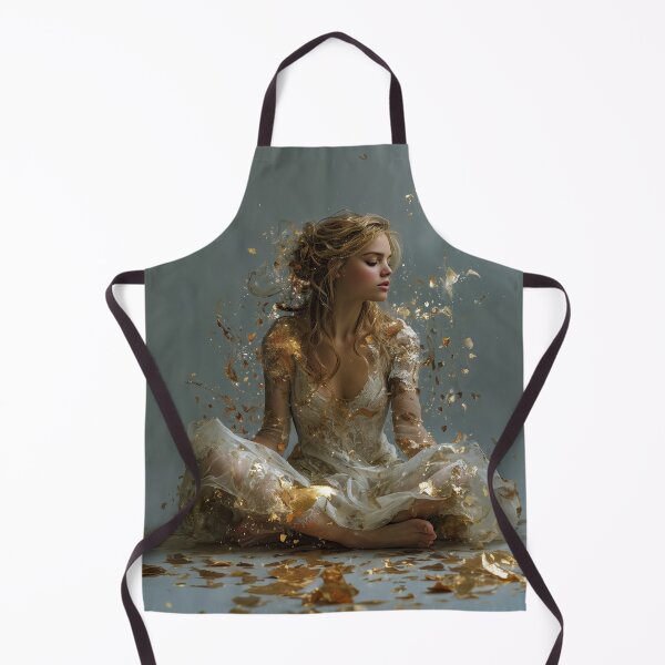 Item preview, Golden Ethereal Spirit Surrounded By Shimmering Dust designed and sold by colorful-white.
