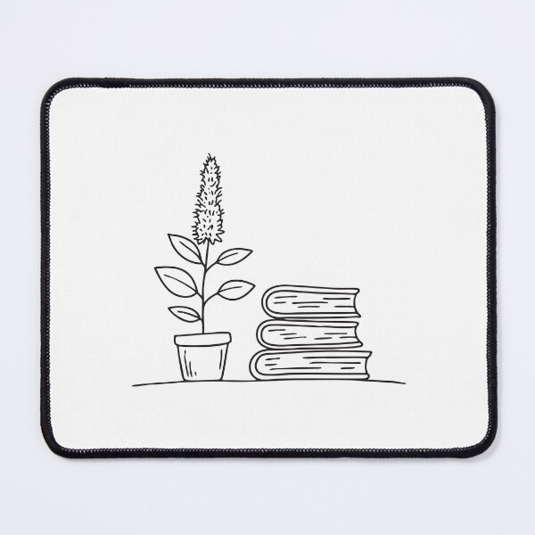 Item preview, Tulsi Plant Beside Stack of Books designed and sold by rasagamastore.