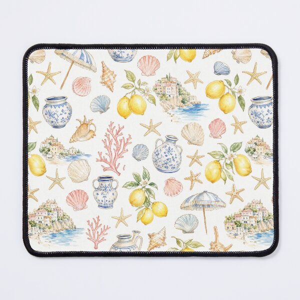 Item preview, Mediterranean Lemon Coastal Summer Pattern designed and sold by castillomiami.
