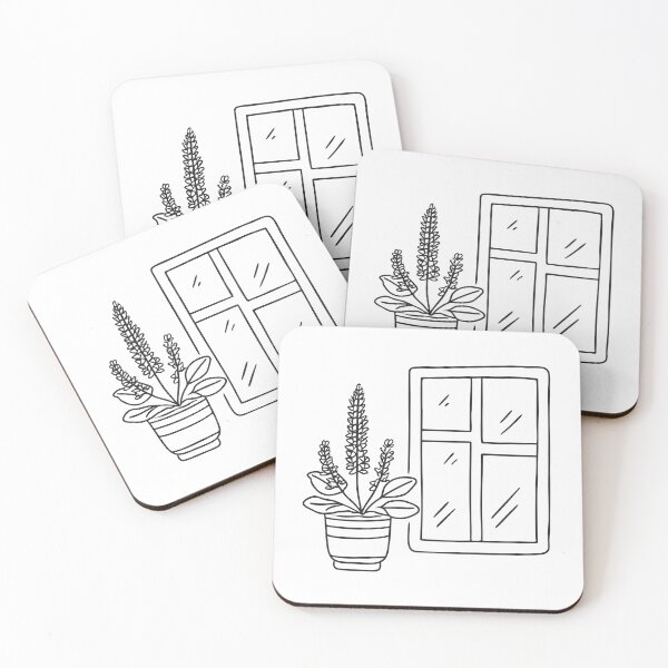 Item preview, Tulsi Plant Beside Window Frame designed and sold by rasagamastore.