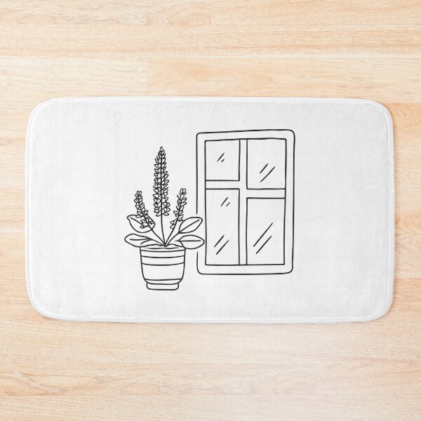 Item preview, Tulsi Plant Beside Window Frame designed and sold by rasagamastore.