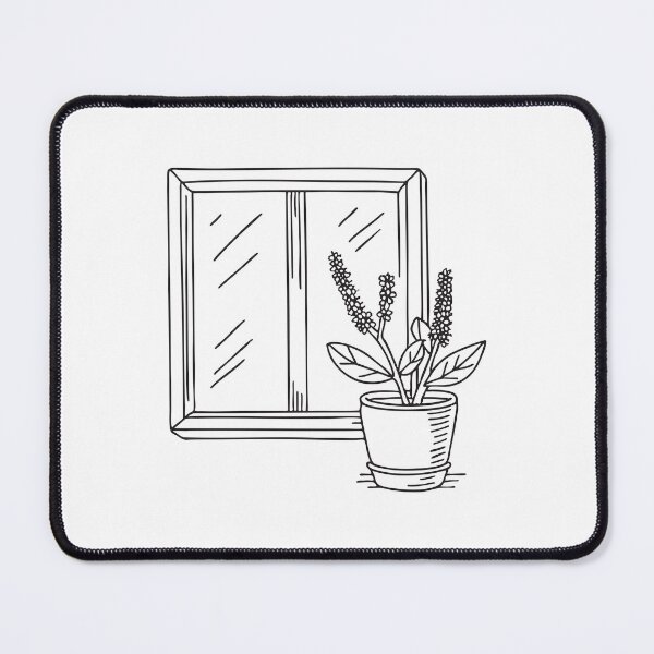 Item preview, Tulsi Plant Near Wooden Window Frame designed and sold by rasagamastore.