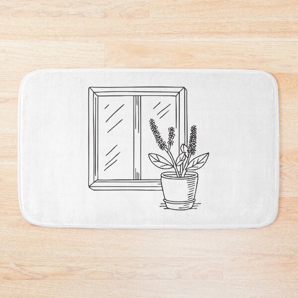 Item preview, Tulsi Plant Near Wooden Window Frame designed and sold by rasagamastore.