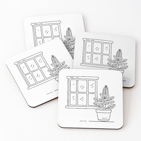 Item preview, Tulsi Plant Close to Window Frame designed and sold by rasagamastore.