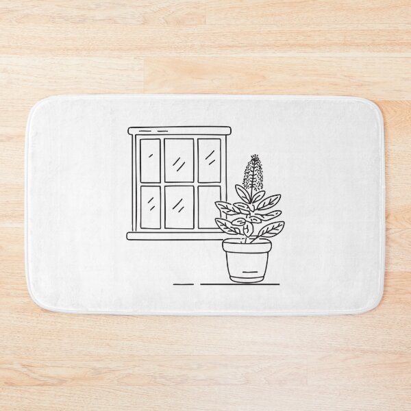 Item preview, Tulsi Plant Close to Window Frame designed and sold by rasagamastore.