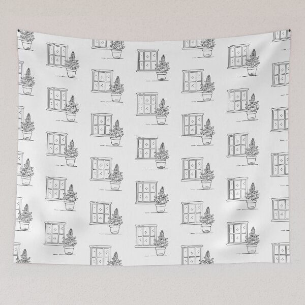 Item preview, Tulsi Plant Close to Window Frame designed and sold by rasagamastore.