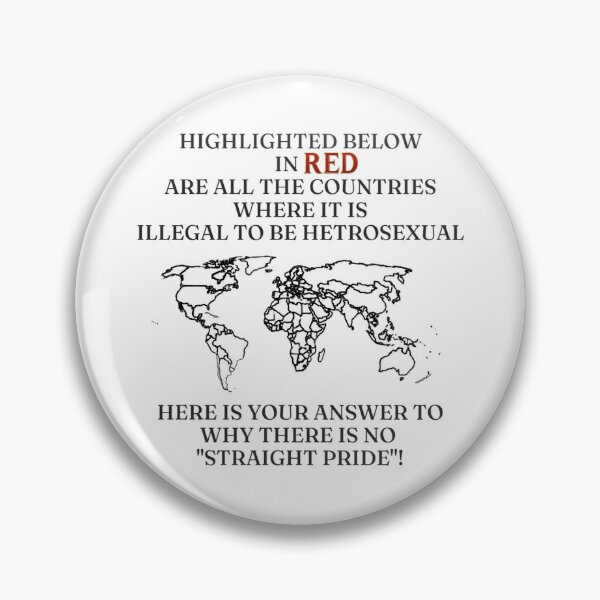 Item preview, HERE'S YOUR ANSWER ✨ –✨ Why There Is No "Straight Pride" - for lighter backgrounds designed and sold by WheelieGdArt.