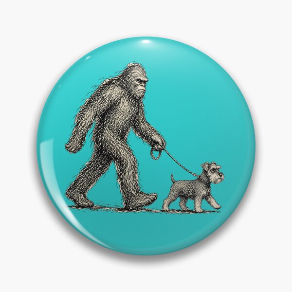 Item preview, Bigfoot Funny Sasquatch Schnauzer Dog designed and sold by PastelWingg.