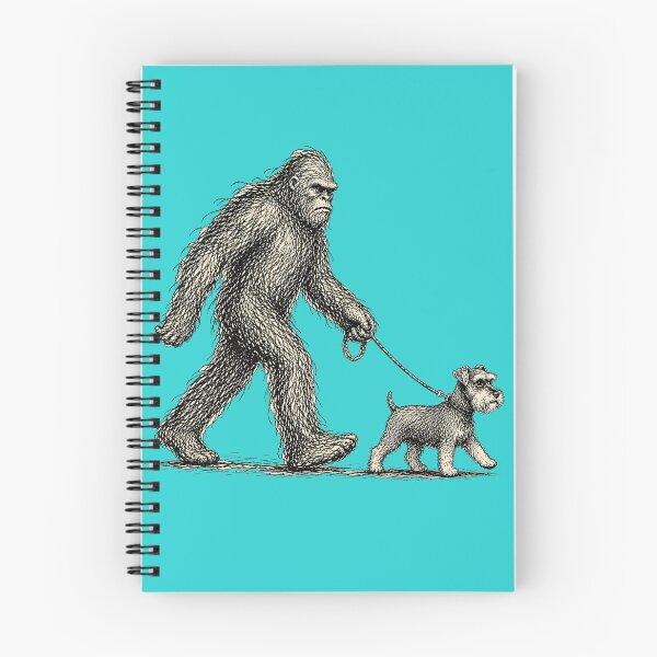 Item preview, Bigfoot Funny Sasquatch Schnauzer Dog designed and sold by PastelWingg.