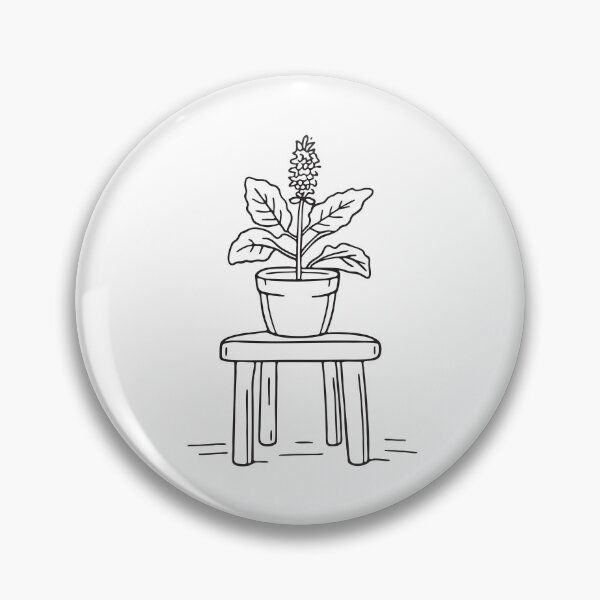 Item preview, Tulsi Plant Displayed on Wooden Stool designed and sold by rasagamastore.