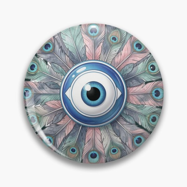 Item preview,  Peacock Feather Mandala with Mystic Eye designed and sold by TheUnveiledEye.