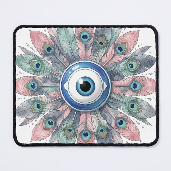 Item preview, Peacock Feather Mandala with Mystic Eye designed and sold by TheUnveiledEye.