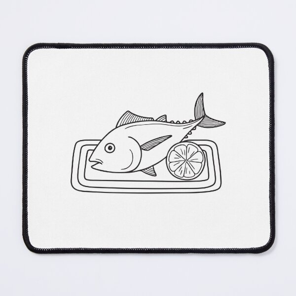 Item preview, Tuna Fish and Lemon Slice on Serving Tray designed and sold by rasagamastore.