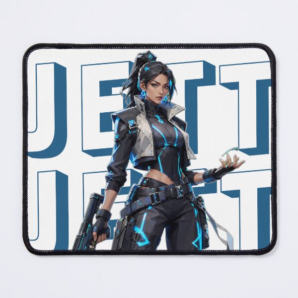 Item preview, VALORANT: JETT V3 (TRANSPARENT NAME) designed and sold by GAME-rchandise.