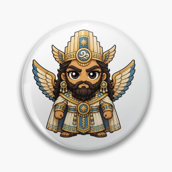 Item preview, Enlil Mythology Mascot Design designed and sold by The Dark Files.