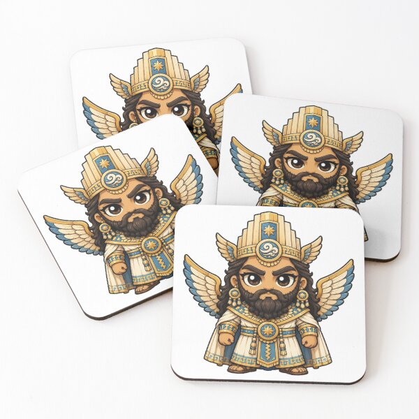 Item preview, Enlil Mythology Mascot Design designed and sold by The Dark Files.