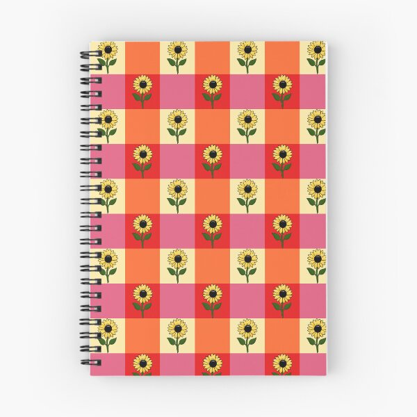 Item preview, Retro Sunflower Checkerboard Pattern designed and sold by ArtbyHanz16.