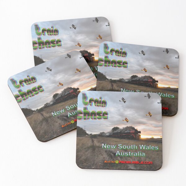 Item preview, Train Chase Design with Tiger Moths 20250330 designed and sold by muz2142.