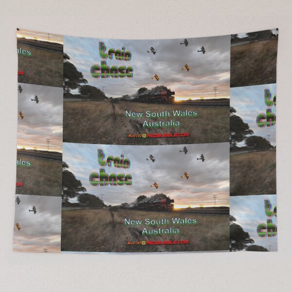 Item preview, Train Chase Design with Tiger Moths 20250330 designed and sold by muz2142.