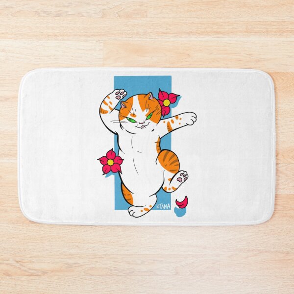 Item preview, Funny Dancing Fat Cat Calico Whimsical Illustration designed and sold by ARTBYKTANA.