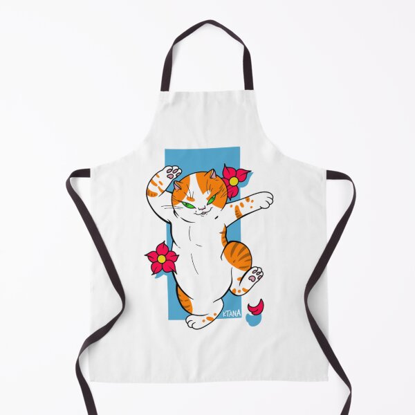 Item preview, Funny Dancing Fat Cat Calico Whimsical Illustration designed and sold by ARTBYKTANA.
