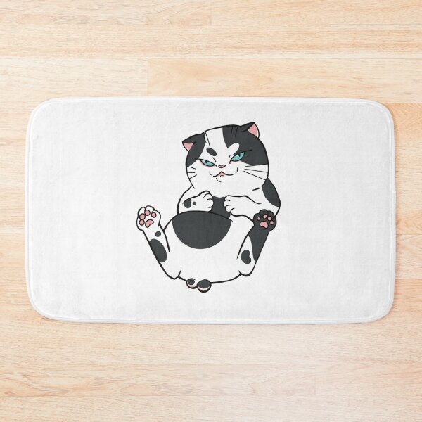 Item preview, Lazy Cat Sleeping Chubby Fluffy Kitten Art designed and sold by ARTBYKTANA.