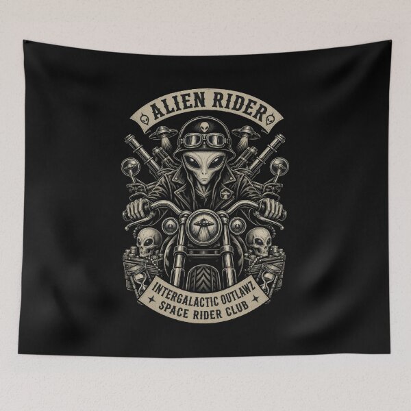 Item preview, RESIDENT ALIEN BIKE designed and sold by ALL ART .