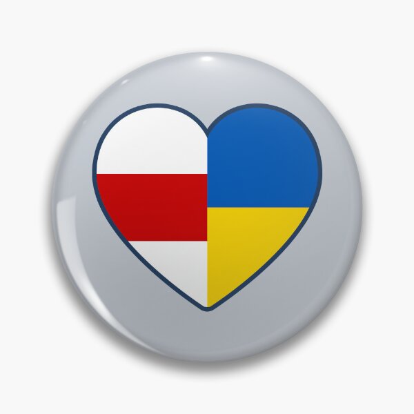 Item preview, Free Belarus Ukraine | 2 Nations 1 Heart designed and sold by sublimesun.