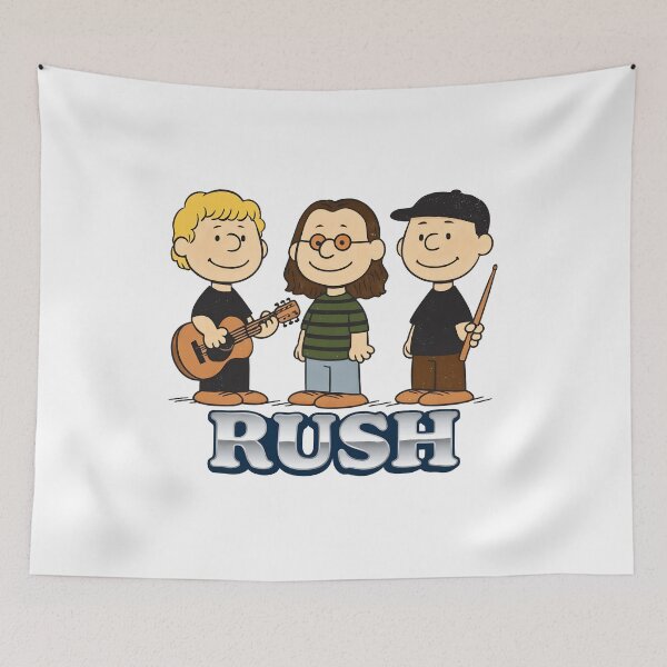 Item preview, Rushs X Peanuts - Geddys Lee Alex Lifeson Neil Pearts Rock Band designed and sold by JohnesDooley.