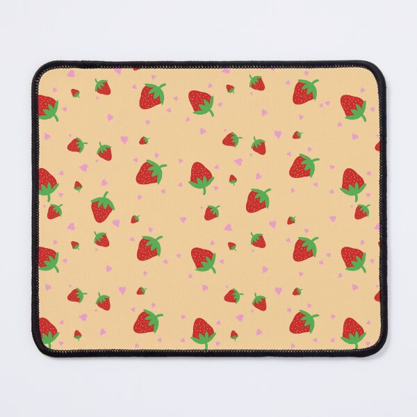 Item preview, Cottagecore Strawberry Pattern designed and sold by ArtbyHanz16.