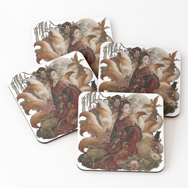 Item preview, Daji — The Nine-Tailed Fox Spirit | Defeated Legends Series designed and sold by Qorvun.