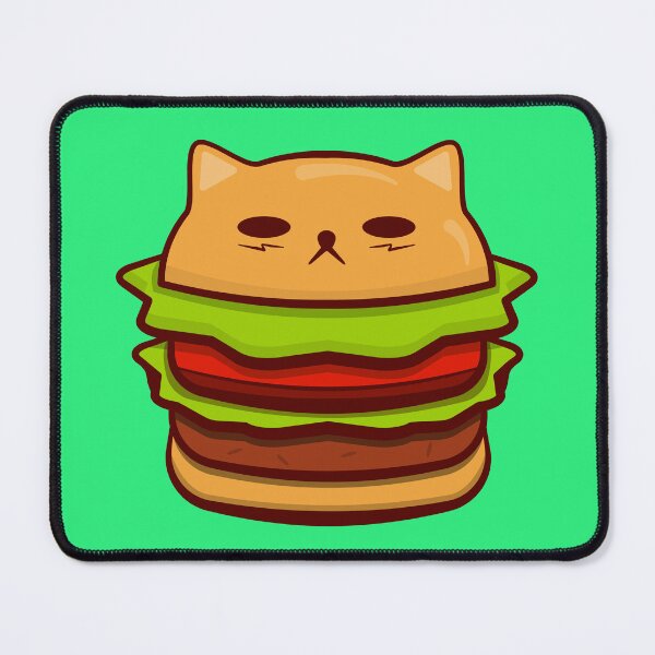 Item preview, Cute Kawaii Burger Kitty designed and sold by RegretfulTurtle.