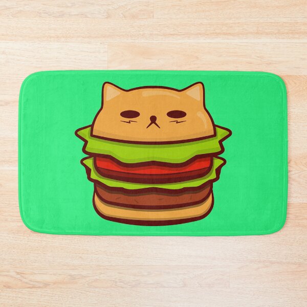 Item preview, Cute Kawaii Burger Kitty designed and sold by RegretfulTurtle.