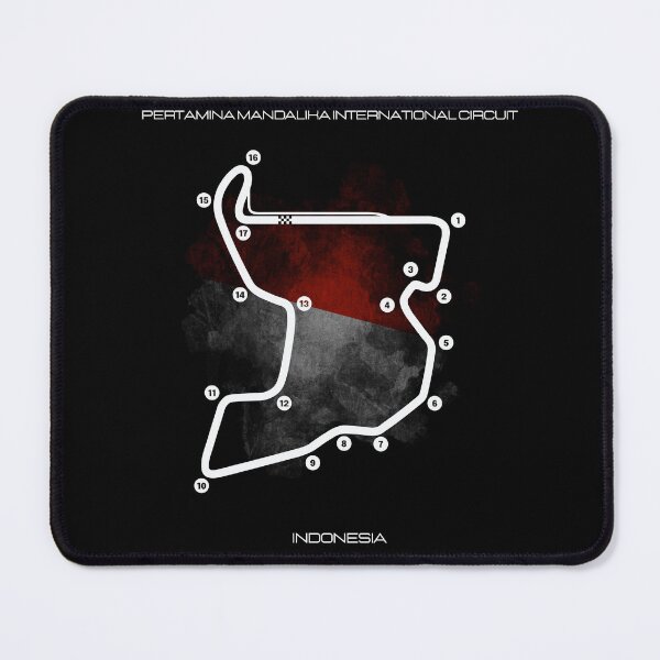 Item preview, Mandalika International Circuit Track Map designed and sold by AARZNT Studio.