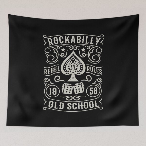 Item preview, Rock and Roll 50s Rockabilly Classic Vintage 50s Retro Biker 1958 designed and sold by MemphisCenter.