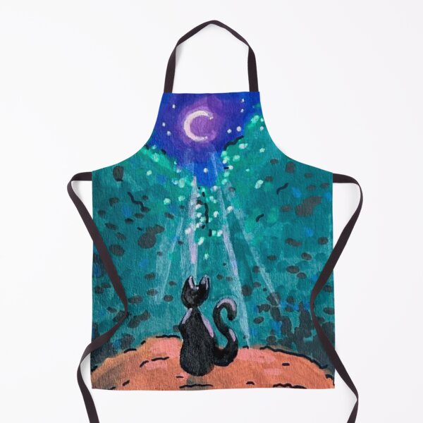 Item preview, The Black Cat in the Moon Beams designed and sold by AvalonUnmuzzled.