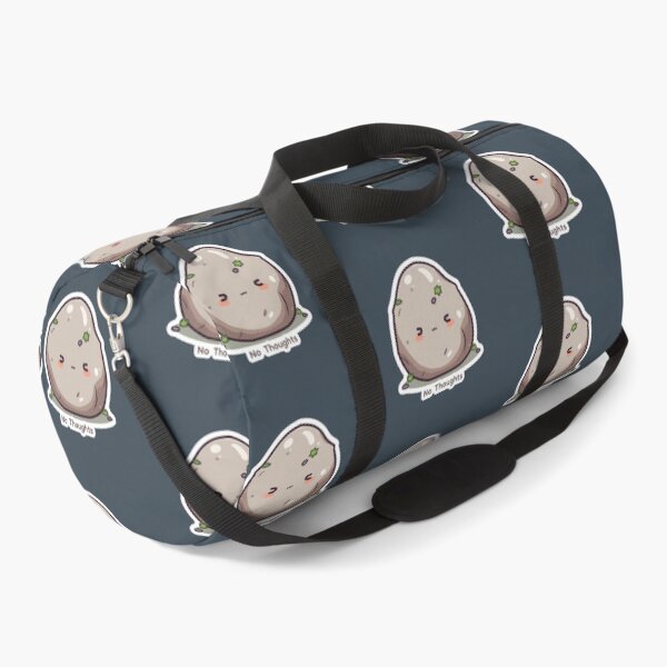 Item preview, No Thoughts Cute Rock Sticker | Empty Head Kawaii Meme Design designed and sold by magiquecreations.