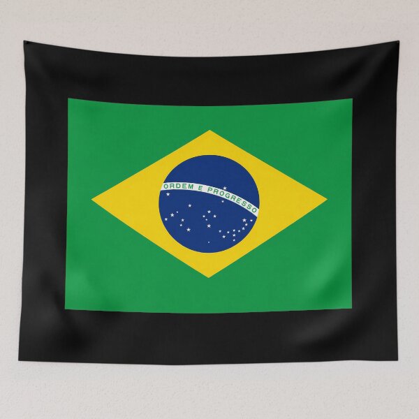 Item preview, Brazil Flag - Brazilian designed and sold by NoThoughtsCat.