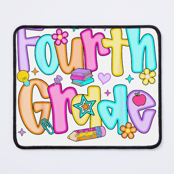 Item preview, Preppy Fourth Grade Back to School 4th Grade Teachers Girls T-Shirt designed and sold by gidget-gadget.