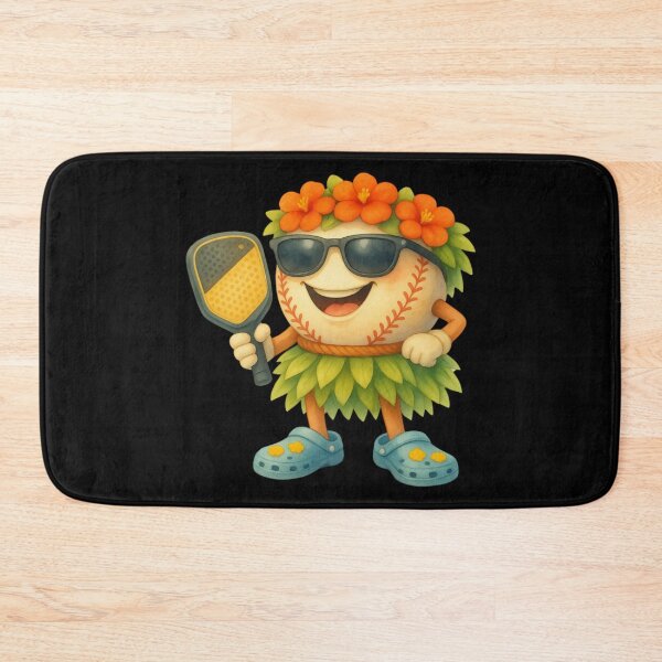 Item preview, Cute Pickleball Mascot | Tropical Cartoon Style | Pickleball Players & Beach Lovers | Funny Sports Graphic designed and sold by Teetreasure2.