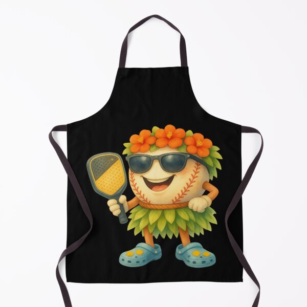 Item preview, Cute Pickleball Mascot | Tropical Cartoon Style | Pickleball Players & Beach Lovers | Funny Sports Graphic designed and sold by Teetreasure2.