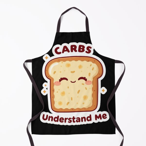 Item preview, Carbs Understand Me Funny Bread Sticker | Cute Kawaii Food Pun | Carb Lover Meme Design designed and sold by magiquecreations.