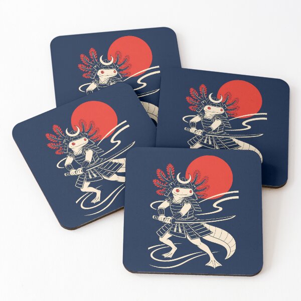 Item preview, Samurai Axolotl designed and sold by KungPowUnicorn.