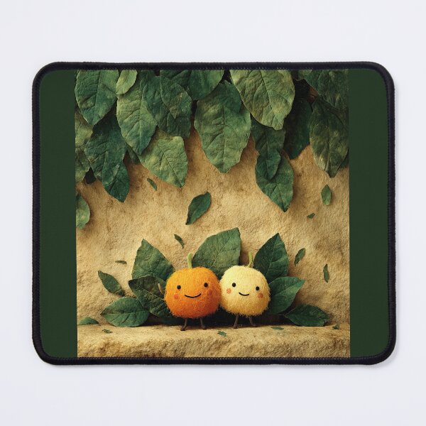 Item preview, Cute Little Oranges Under Green Leaves designed and sold by colorful-white.