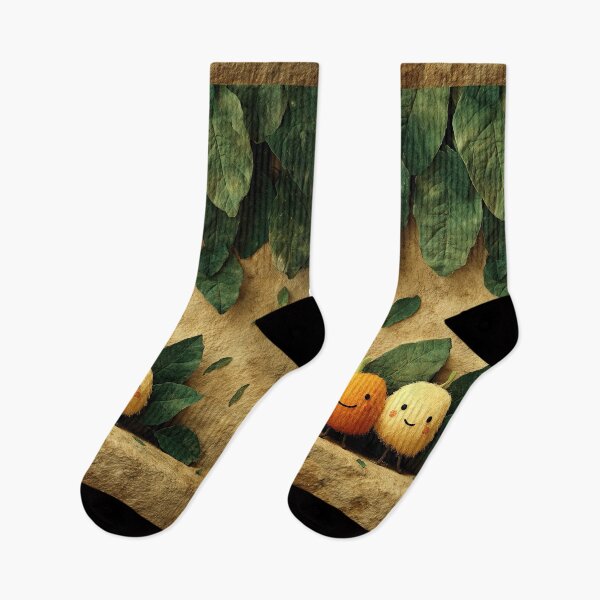 Item preview, Cute Little Oranges Under Green Leaves designed and sold by colorful-white.