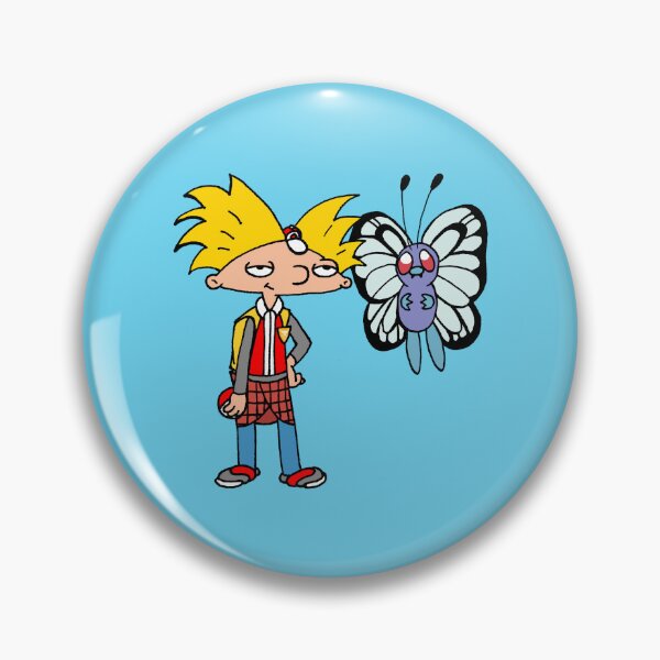 Item preview, Arnold & Butterfree - Hey Arnold Pokemon designed and sold by the-mischievous.
