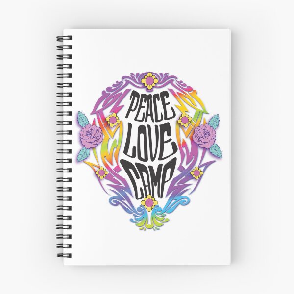 Item preview, PEACE LOVE CAMP PSYCHEDELIC RAINBOW designed and sold by KUSTOM CAMP CREATIVES.