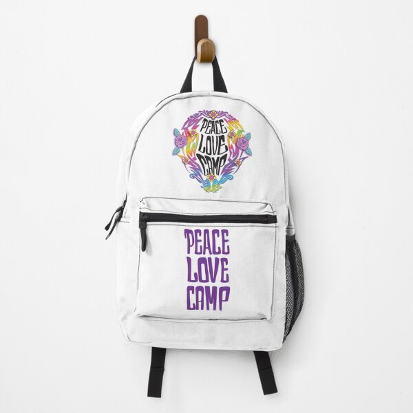 Item preview, PEACE LOVE CAMP PSYCHEDELIC RAINBOW designed and sold by KUSTOM CAMP CREATIVES.